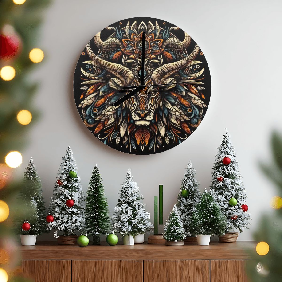 Bae MDF Wall Clock (Made in USA) - Gregg Acini Adoree Designs - Wall Clock