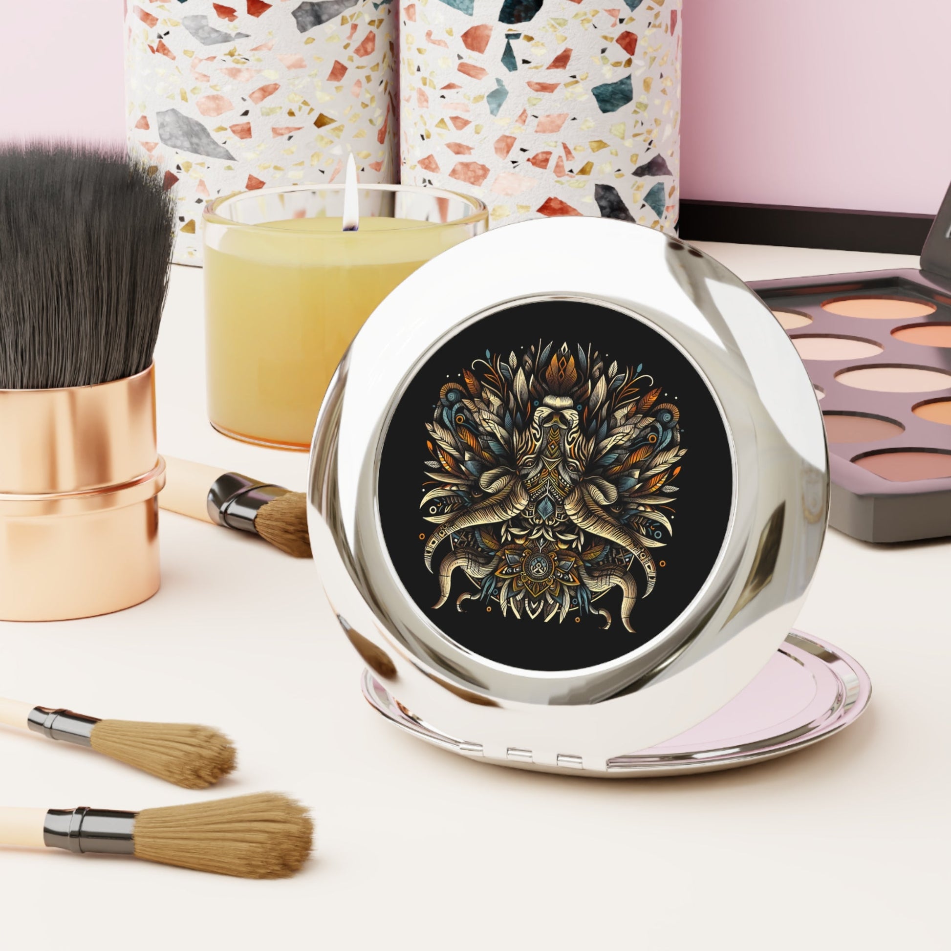 Bae Vintage Travel Mirror - Gregg Acini Adoree Designs - Accessories