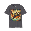 Bat Buddies Unisex Softstyle T-Shirt - Soft & Stylish Graphic Tee - Gregg Acini Adoree Designs - T-Shirt