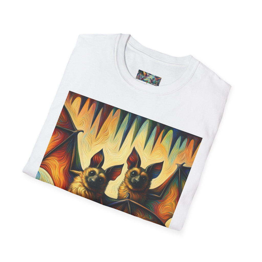 Bat Buddies Unisex Softstyle T-Shirt - Soft & Stylish Graphic Tee - Gregg Acini Adoree Designs - T-Shirt