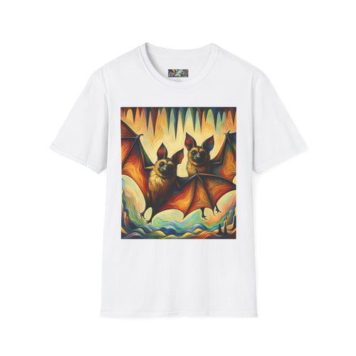 Bat Buddies Unisex Softstyle T-Shirt - Soft & Stylish Graphic Tee - Gregg Acini Adoree Designs - T-Shirt