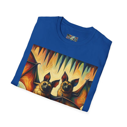 Bat Buddies Unisex Softstyle T-Shirt - Soft & Stylish Graphic Tee - Gregg Acini Adoree Designs - T-Shirt