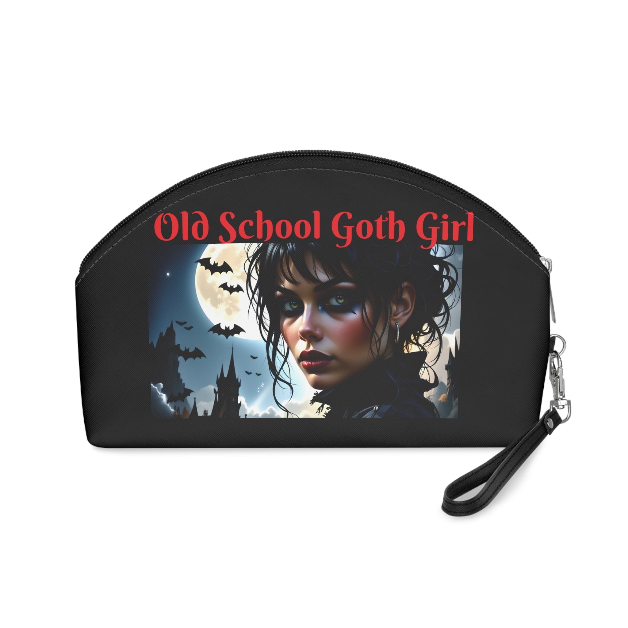 Bat Goth Makeup Bag – Cosmetic Pouch - Gregg Acini Adoree Designs - Bags