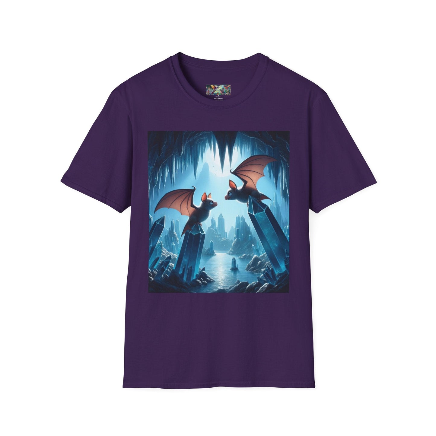 Bat Lovers Unisex Softstyle T-Shirt - Soft & Stylish Graphic Tee - Gregg Acini Adoree Designs - T-Shirt