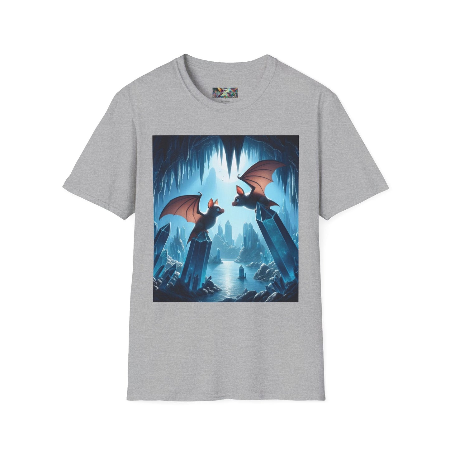 Bat Lovers Unisex Softstyle T-Shirt - Soft & Stylish Graphic Tee - Gregg Acini Adoree Designs - T-Shirt