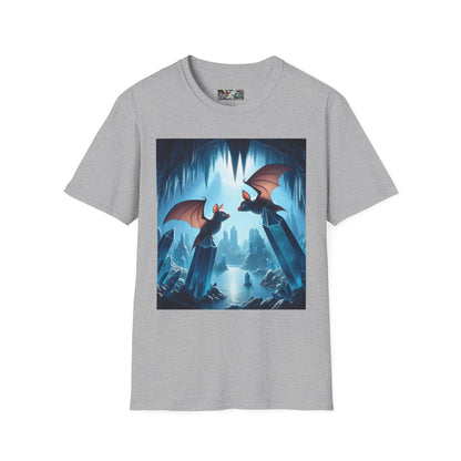 Bat Lovers Unisex Softstyle T-Shirt - Soft & Stylish Graphic Tee - Gregg Acini Adoree Designs - T-Shirt