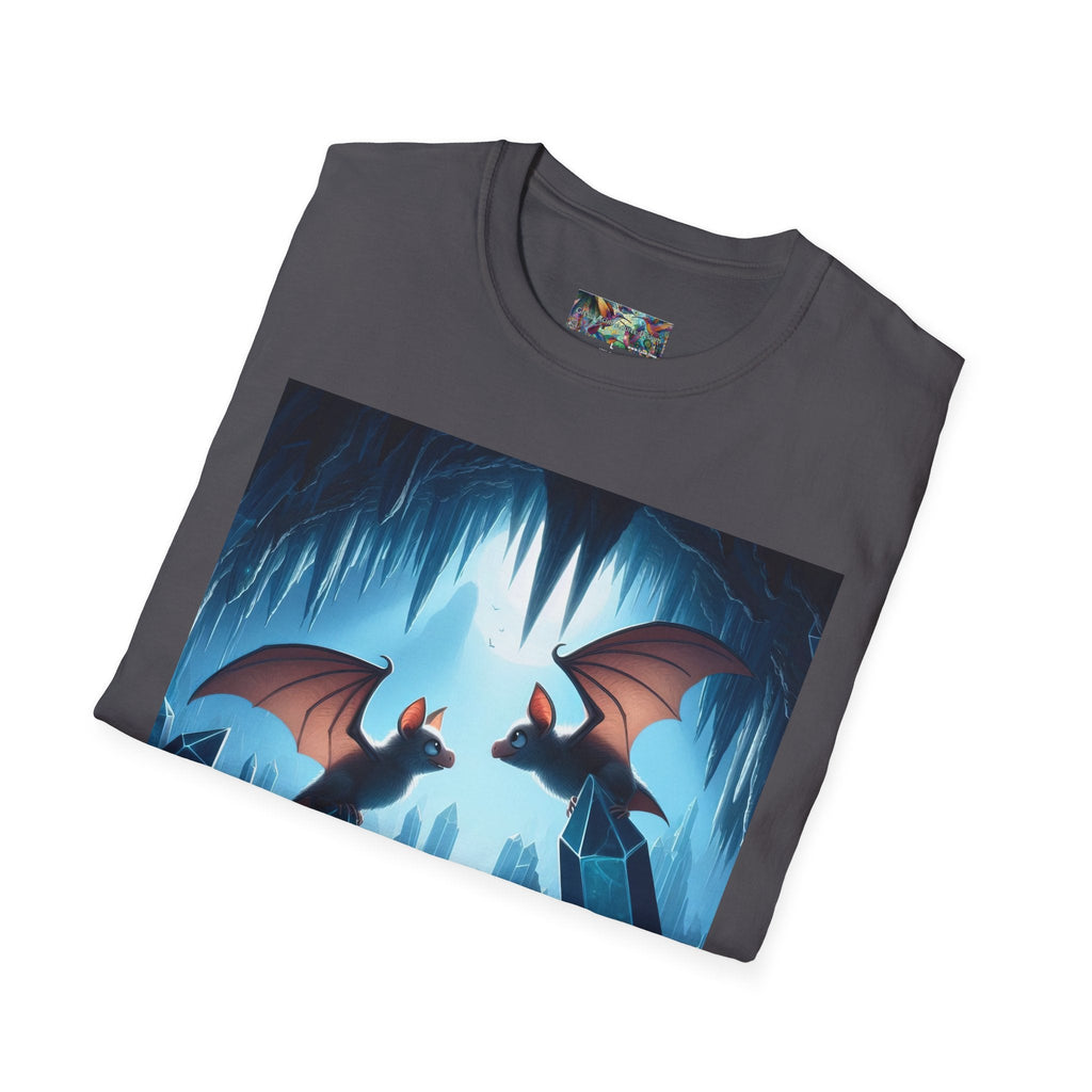 Bat Lovers Unisex Softstyle T-Shirt - Soft & Stylish Graphic Tee - Gregg Acini Adoree Designs - T-Shirt