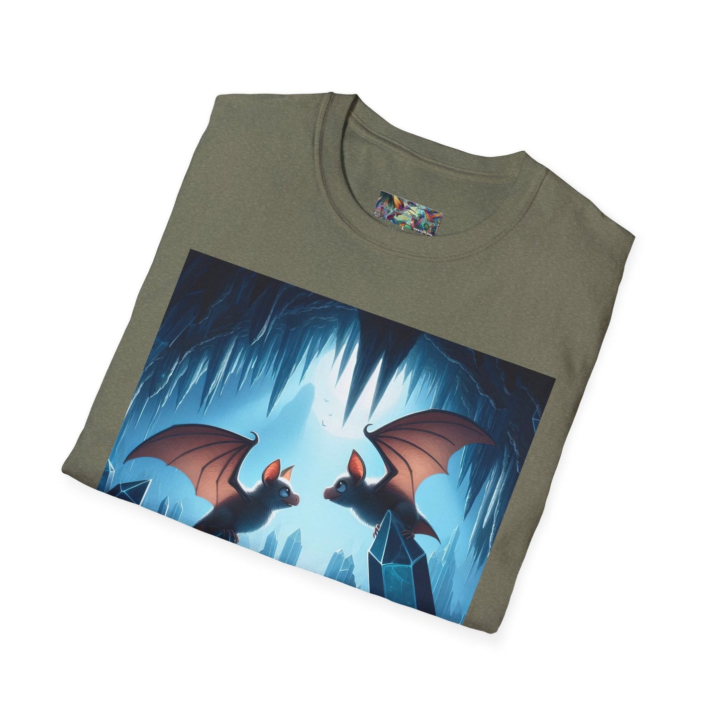 Bat Lovers Unisex Softstyle T-Shirt - Soft & Stylish Graphic Tee - Gregg Acini Adoree Designs - T-Shirt