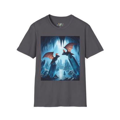 Bat Lovers Unisex Softstyle T-Shirt - Soft & Stylish Graphic Tee - Gregg Acini Adoree Designs - T-Shirt