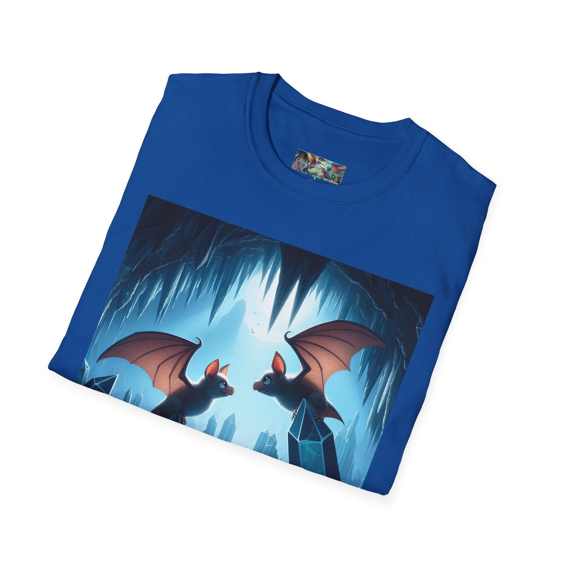 Bat Lovers Unisex Softstyle T-Shirt - Soft & Stylish Graphic Tee - Gregg Acini Adoree Designs - T-Shirt
