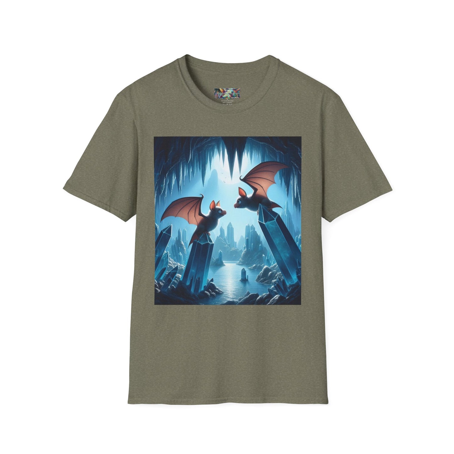 Bat Lovers Unisex Softstyle T-Shirt - Soft & Stylish Graphic Tee - Gregg Acini Adoree Designs - T-Shirt