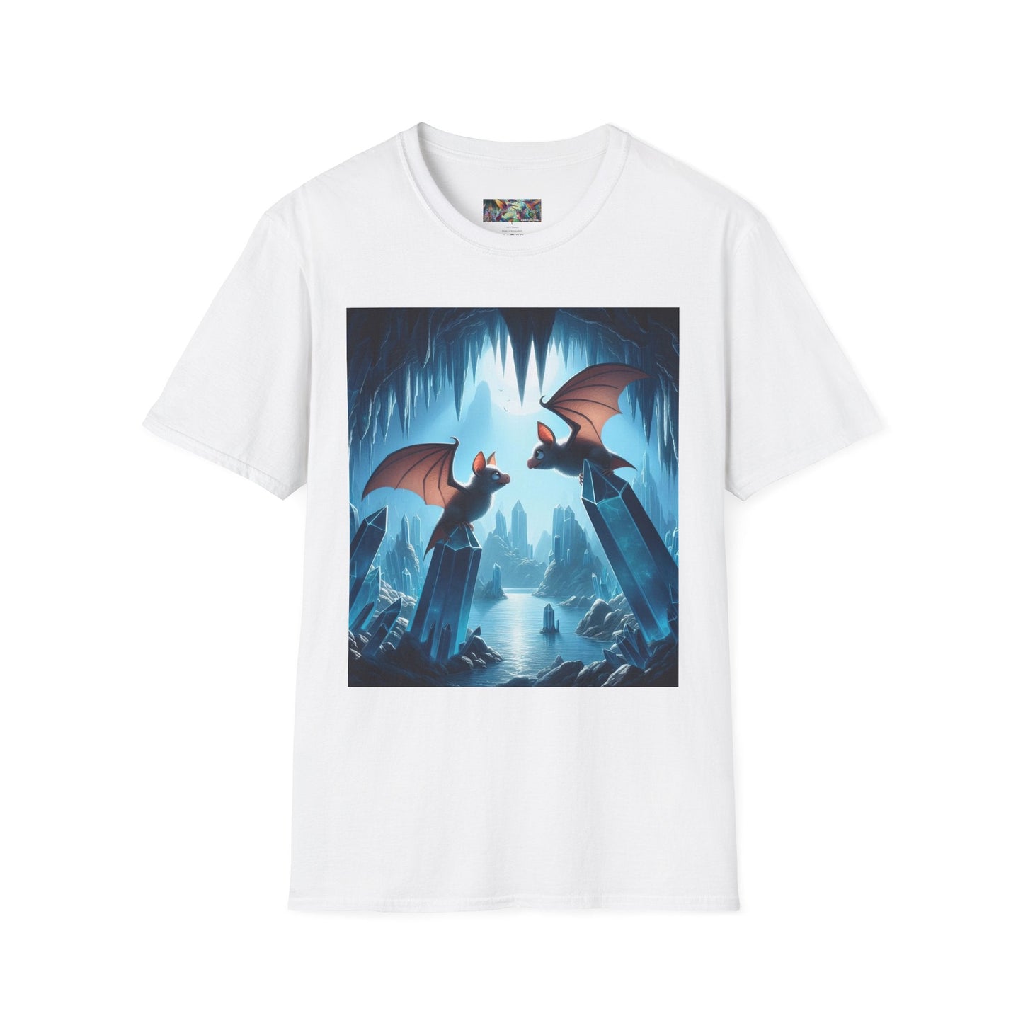 Bat Lovers Unisex Softstyle T-Shirt - Soft & Stylish Graphic Tee - Gregg Acini Adoree Designs - T-Shirt