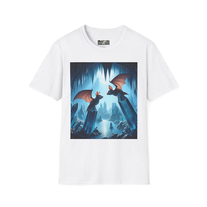 Bat Lovers Unisex Softstyle T-Shirt - Soft & Stylish Graphic Tee - Gregg Acini Adoree Designs - T-Shirt