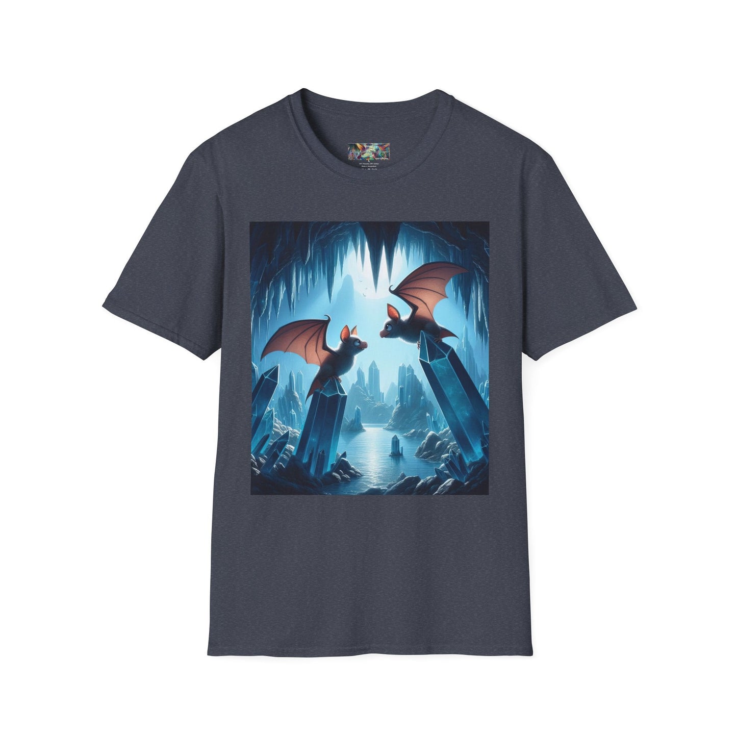 Bat Lovers Unisex Softstyle T-Shirt - Soft & Stylish Graphic Tee - Gregg Acini Adoree Designs - T-Shirt