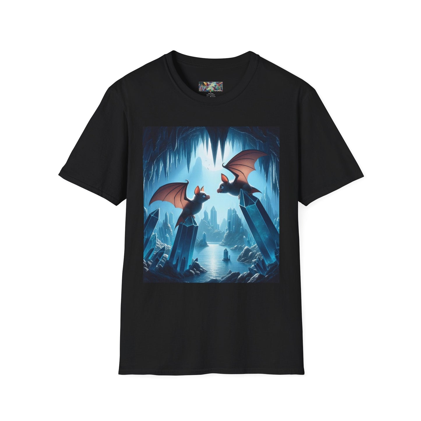 Bat Lovers Unisex Softstyle T-Shirt - Soft & Stylish Graphic Tee - Gregg Acini Adoree Designs - T-Shirt