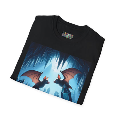 Bat Lovers Unisex Softstyle T-Shirt - Soft & Stylish Graphic Tee - Gregg Acini Adoree Designs - T-Shirt