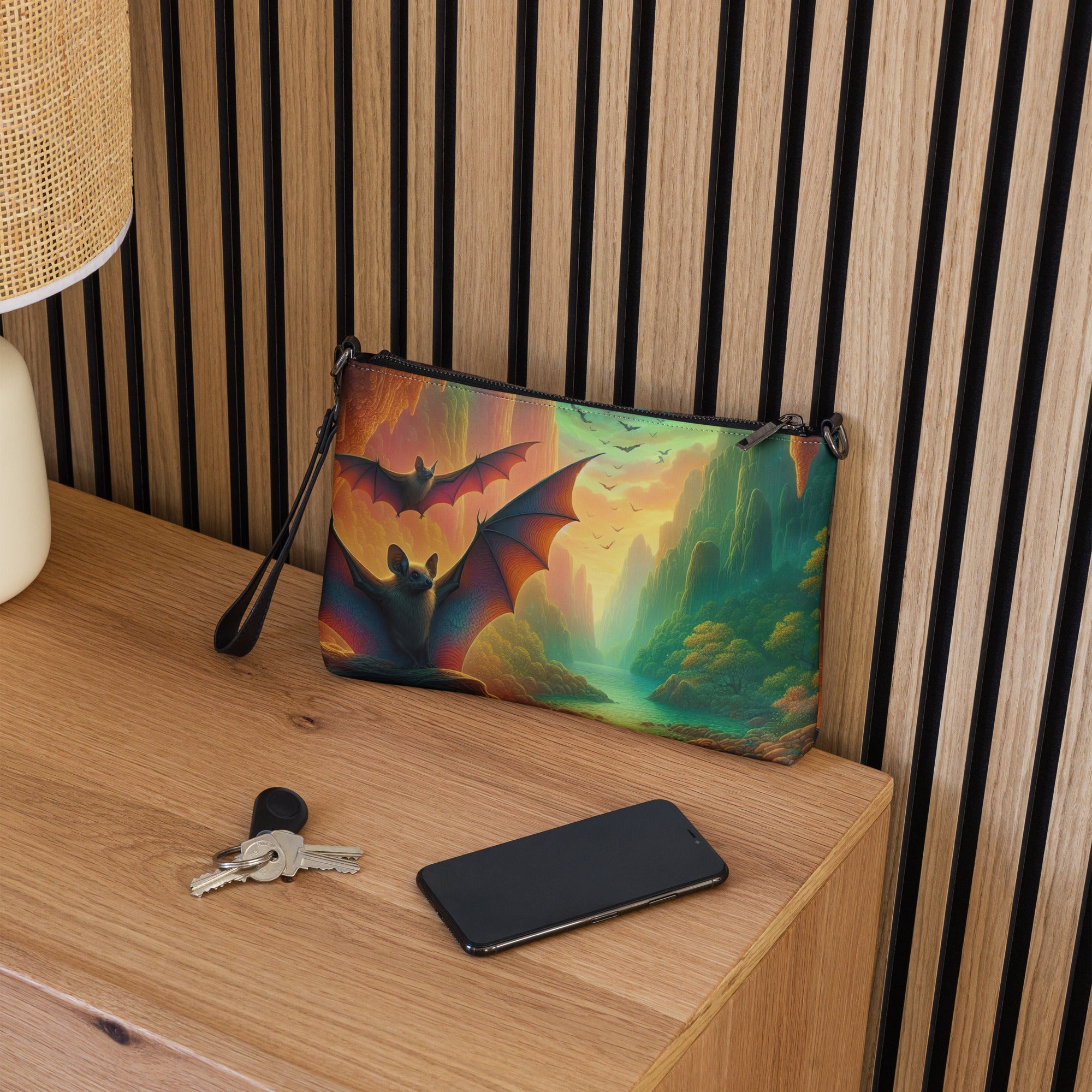 Bat Paradise Crossbody bag - Gregg Acini Adoree Designs - Handbag