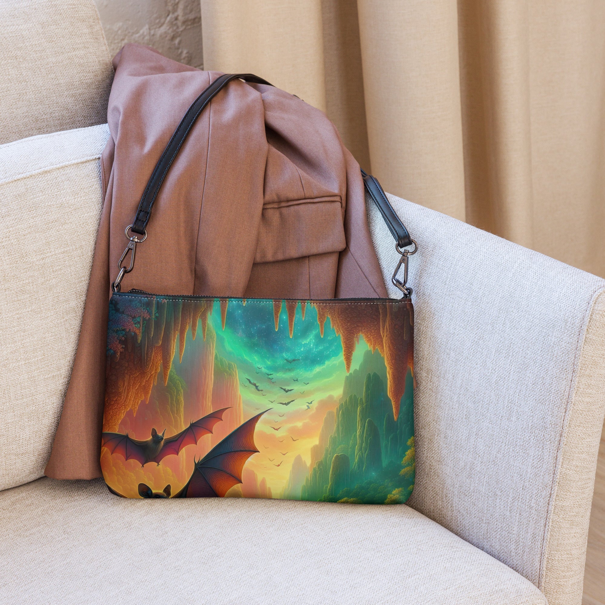 Bat Paradise Crossbody bag - Gregg Acini Adoree Designs - Handbag