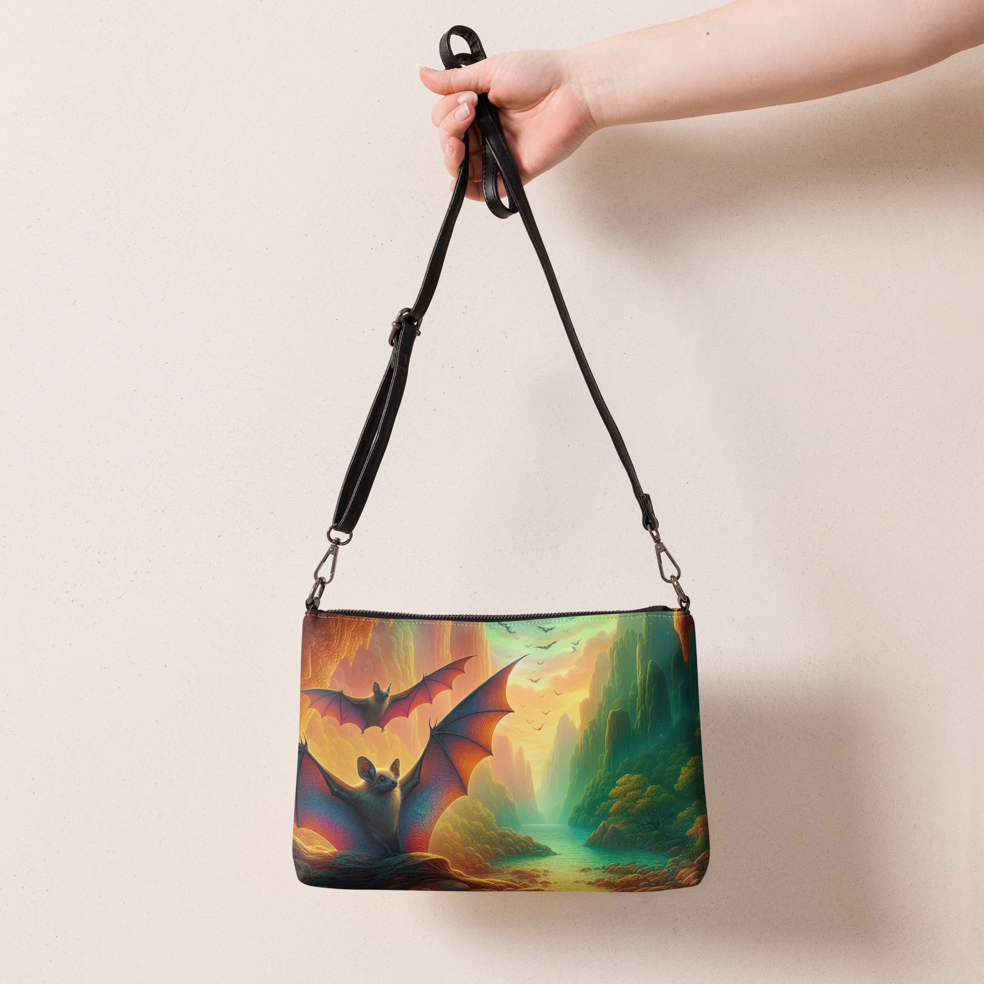 Bat Paradise Crossbody bag - Gregg Acini Adoree Designs - Handbag