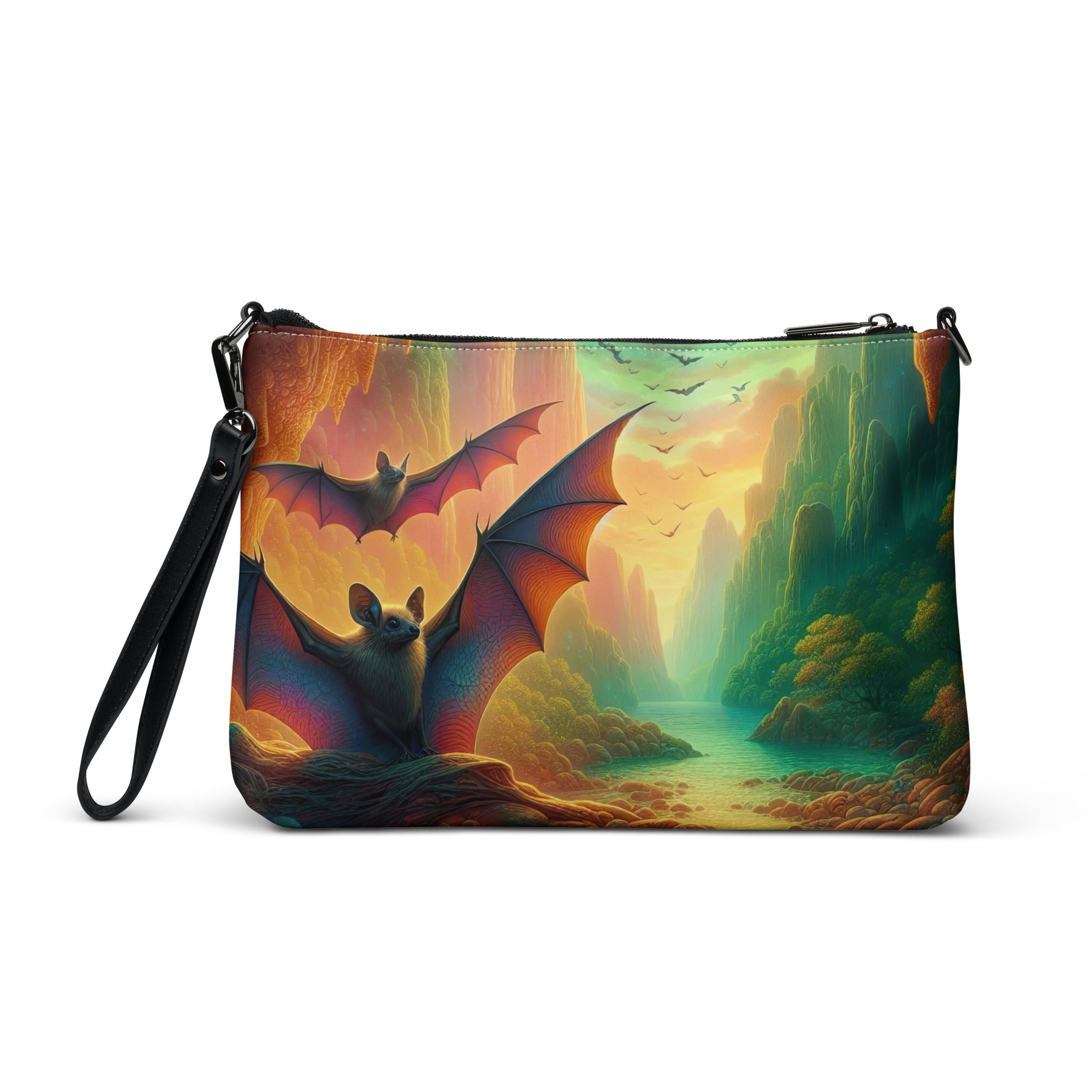 Bat Paradise Crossbody bag - Gregg Acini Adoree Designs - Handbag