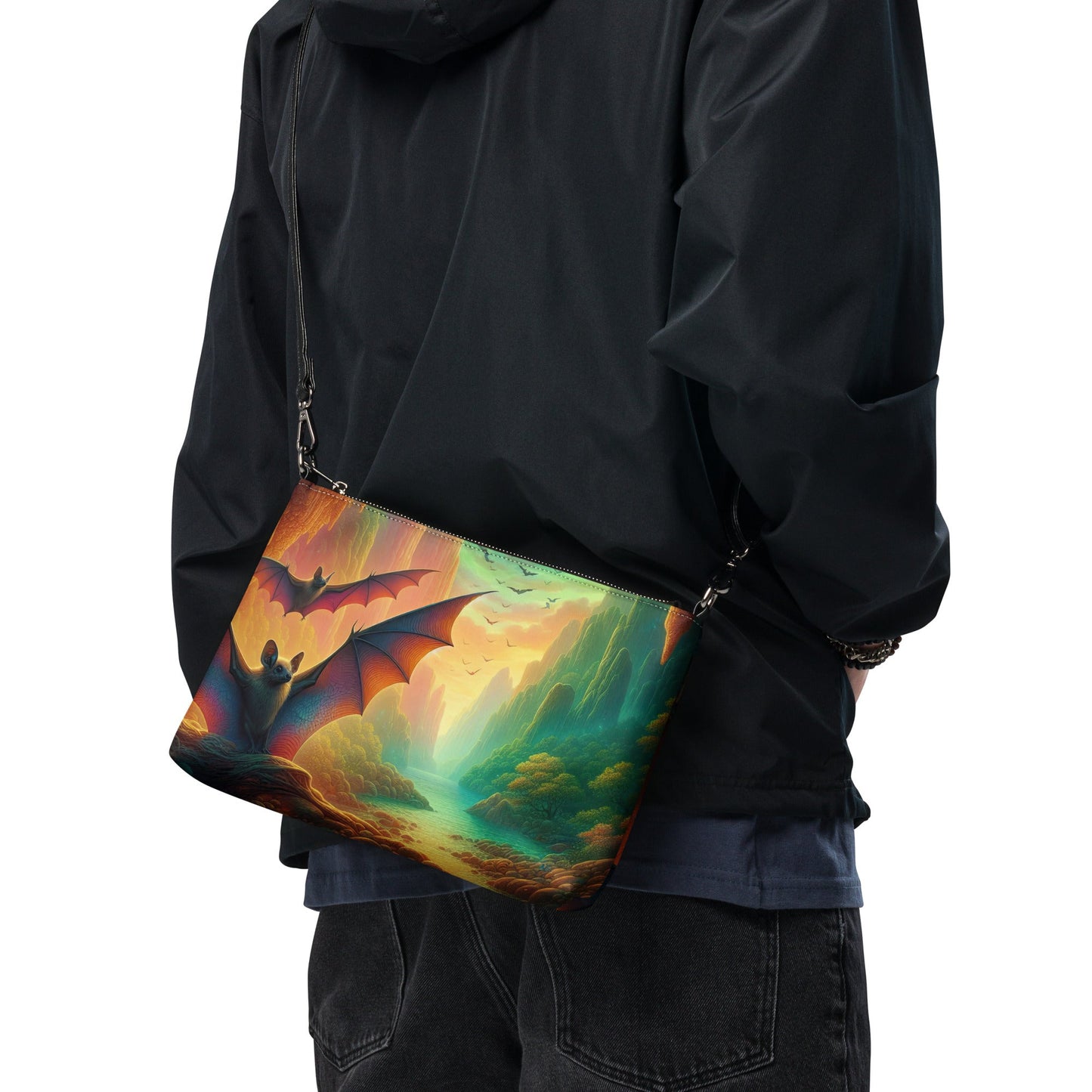 Bat Paradise Crossbody bag - Gregg Acini Adoree Designs - Handbag