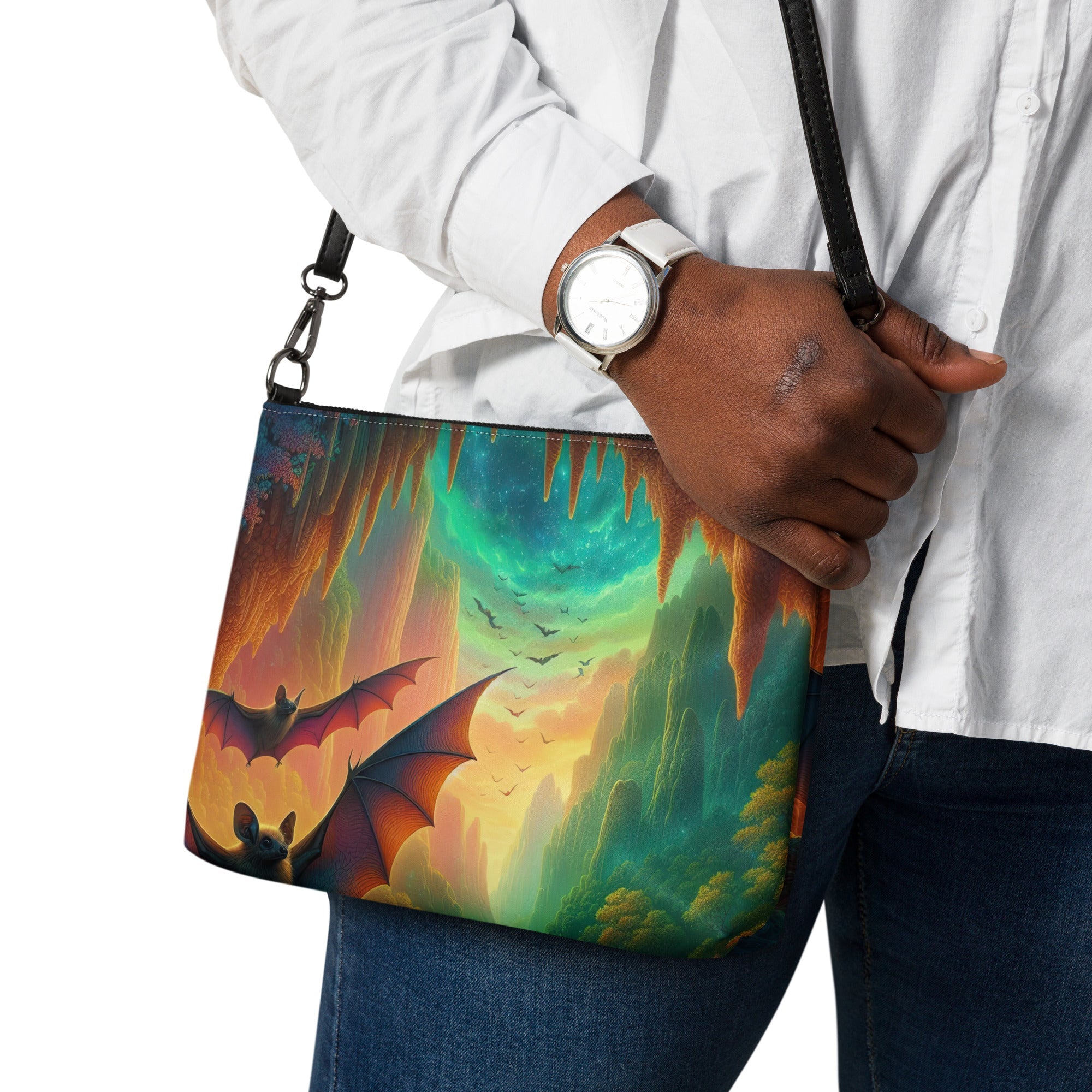 Bat Paradise Crossbody bag - Gregg Acini Adoree Designs - Handbag