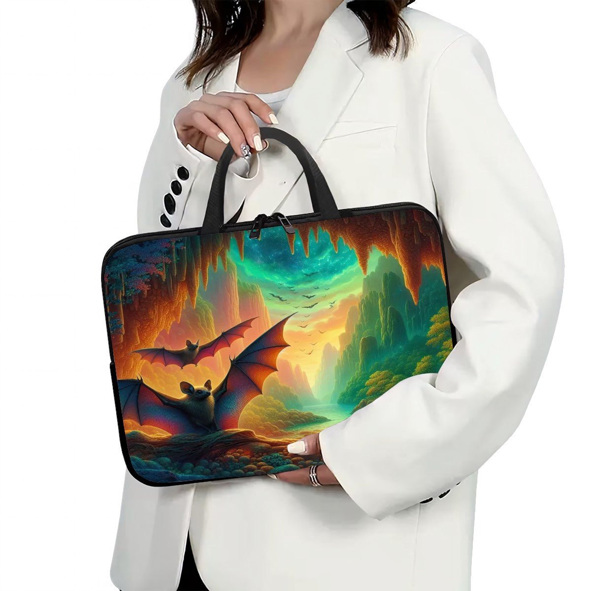 Bat Paradise Laptop Bag - Gregg Acini Adoree Designs - Computer Bag