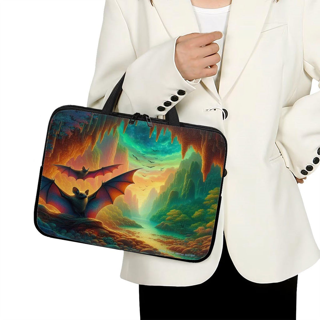 Bat Paradise Laptop Bag - Gregg Acini Adoree Designs - Computer Bag