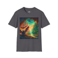 Bat Paradise Unisex Softstyle T-Shirt - Soft & Stylish Graphic Tee - Gregg Acini Adoree Designs - T-Shirt