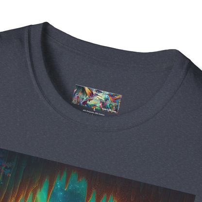 Bat Paradise Unisex Softstyle T-Shirt - Soft & Stylish Graphic Tee - Gregg Acini Adoree Designs - T-Shirt