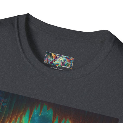 Bat Paradise Unisex Softstyle T-Shirt - Soft & Stylish Graphic Tee - Gregg Acini Adoree Designs - T-Shirt