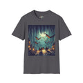 Bats and Lanterns Unisex Softstyle T-Shirt - Soft & Stylish Graphic Tee - Gregg Acini Adoree Designs - T-Shirt