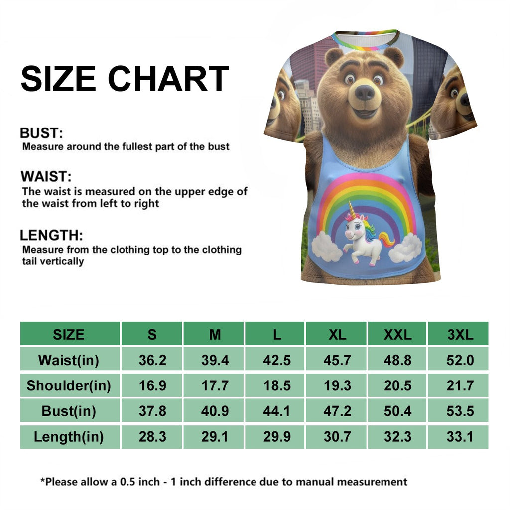 Proud Bear in the City Short-Sleeve T-Shirt