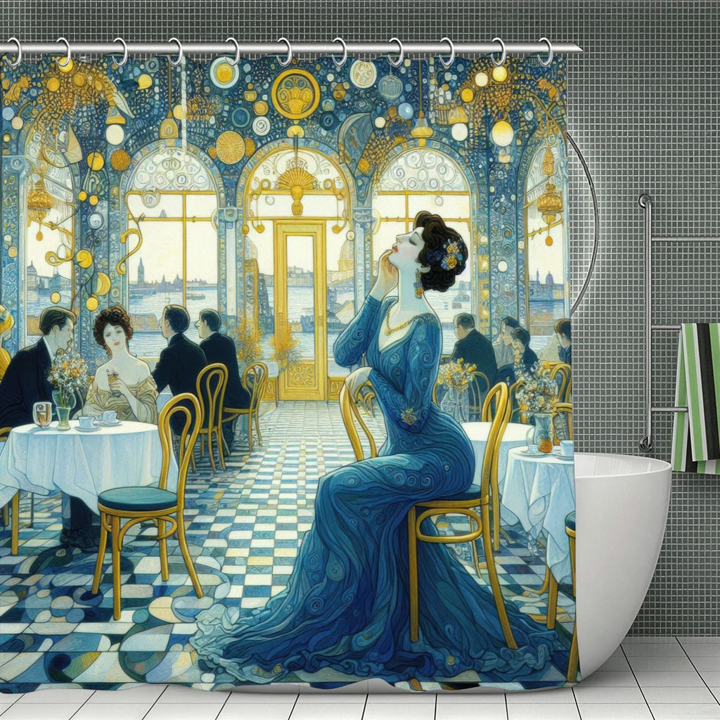 Julia Shower Curtain 70.8"x70.8" (Made in USA)