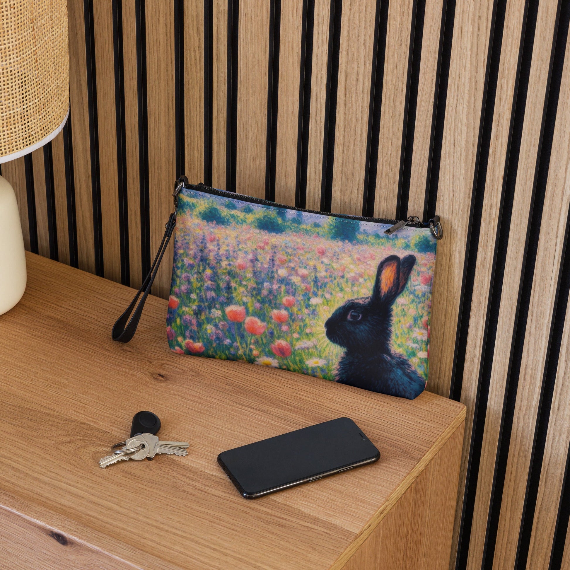 Black Rabbit 2 Crossbody bag - Gregg Acini Adoree Designs - Handbag