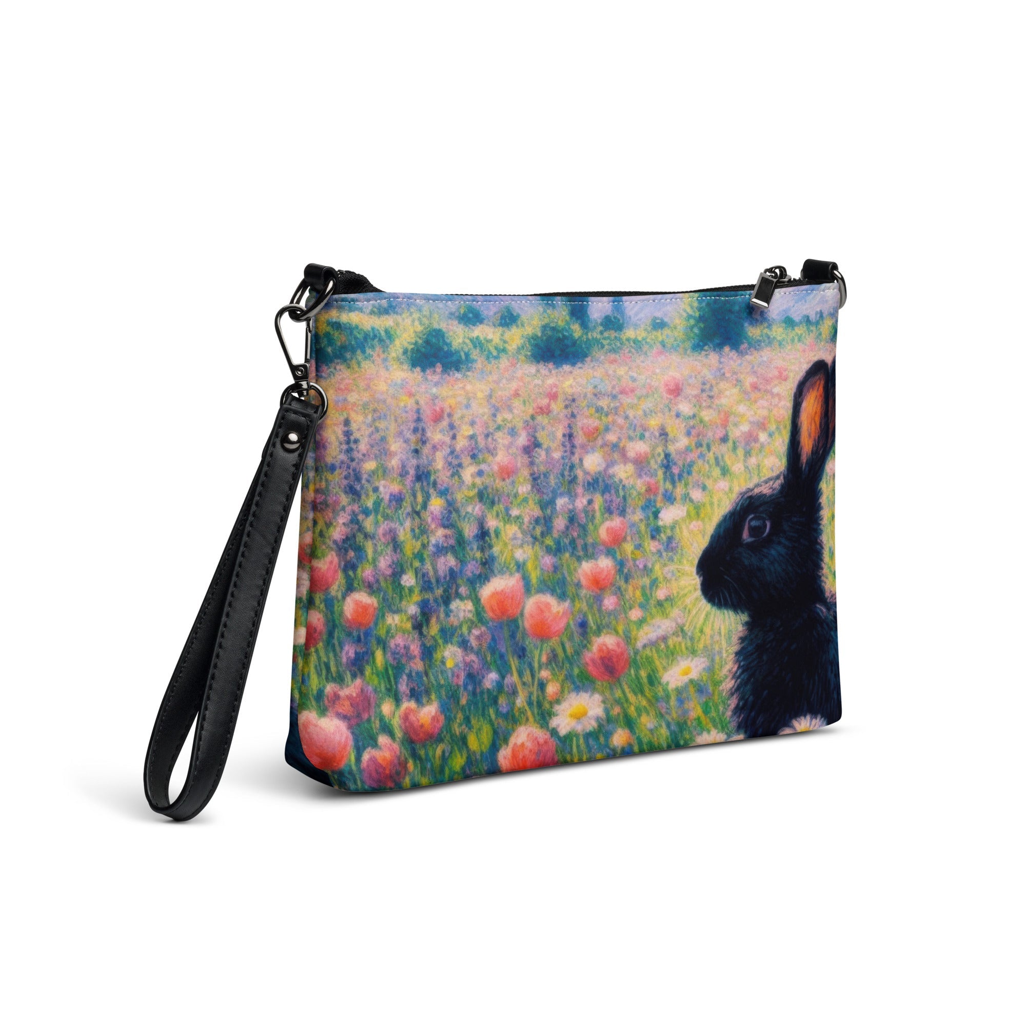 Black Rabbit 2 Crossbody bag - Gregg Acini Adoree Designs - Handbag