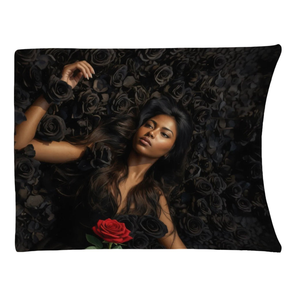 The Rose Keeper Flannel Throw Blanket