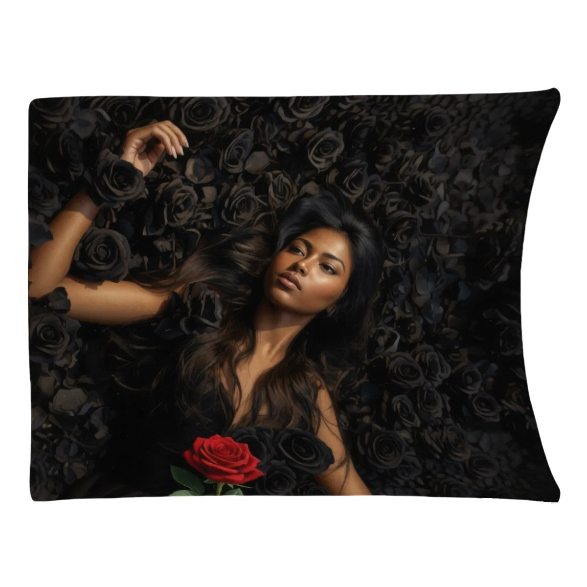 The Rose Keeper Flannel Throw Blanket