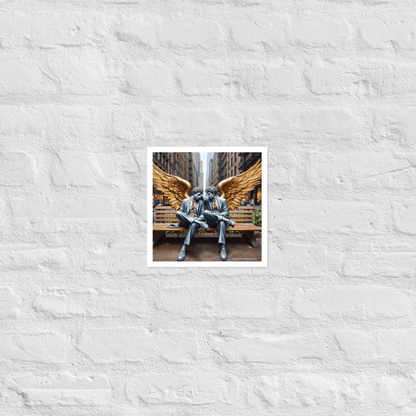 Business Angels Photo paper poster - Gregg Acini Adoree Designs - Art