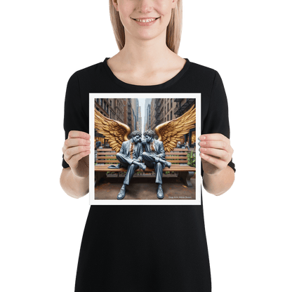 Business Angels Photo paper poster - Gregg Acini Adoree Designs - Art