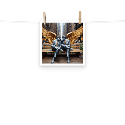 Business Angels Photo paper poster - Gregg Acini Adoree Designs - Art