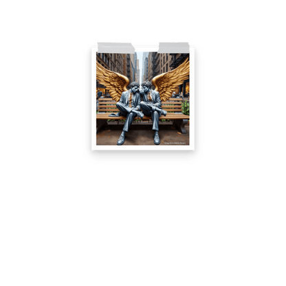 Business Angels Photo paper poster - Gregg Acini Adoree Designs - Art