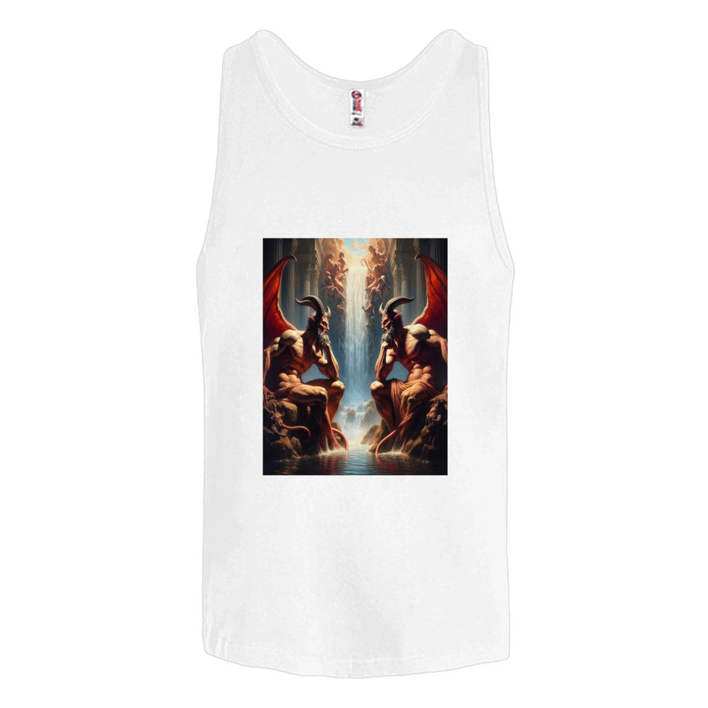 Multiple Designs Cotton Tank Top (First image shows selected design)