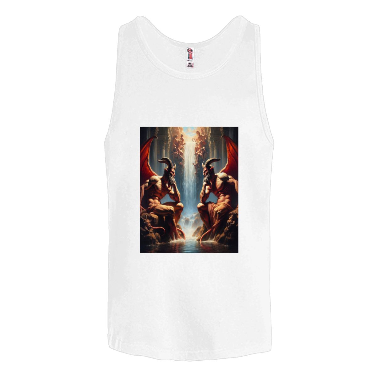 Multiple Designs Cotton Tank Top (First image shows selected design)
