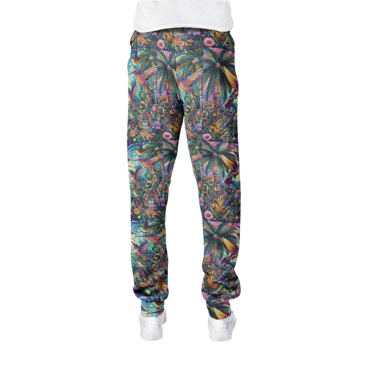 Hummingbird Kaleidoscope joggers sweatpants