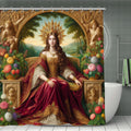 The Golden Halo Queen Shower Curtain 70.8"x70.8" (Made in USA)