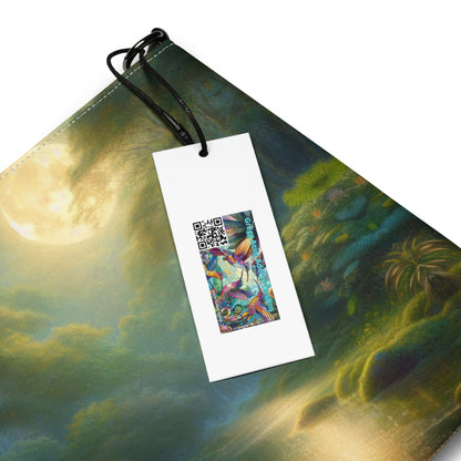 Capybara under a Golden Moon Crossbody bag - Gregg Acini Adoree Designs - Handbag