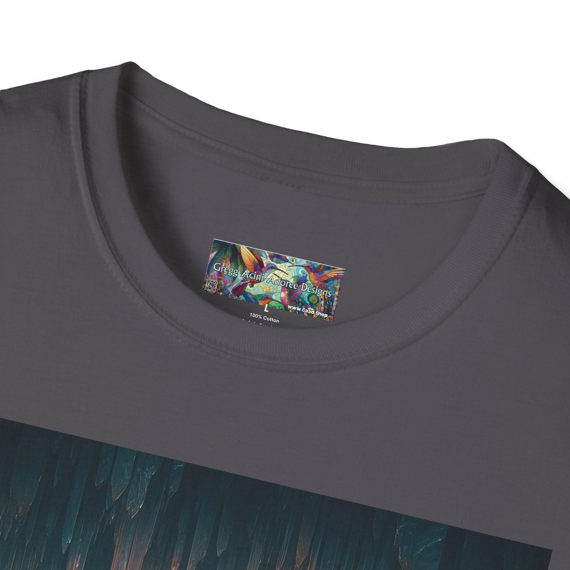 Cave Bats Unisex Softstyle T-Shirt - Soft & Stylish Graphic Tee - Gregg Acini Adoree Designs - T-Shirt