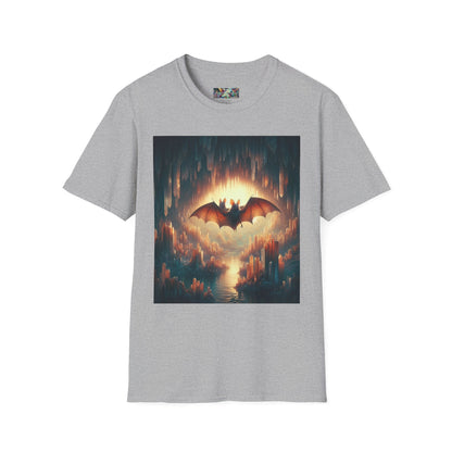 Cave Bats Unisex Softstyle T-Shirt - Soft & Stylish Graphic Tee - Gregg Acini Adoree Designs - T-Shirt