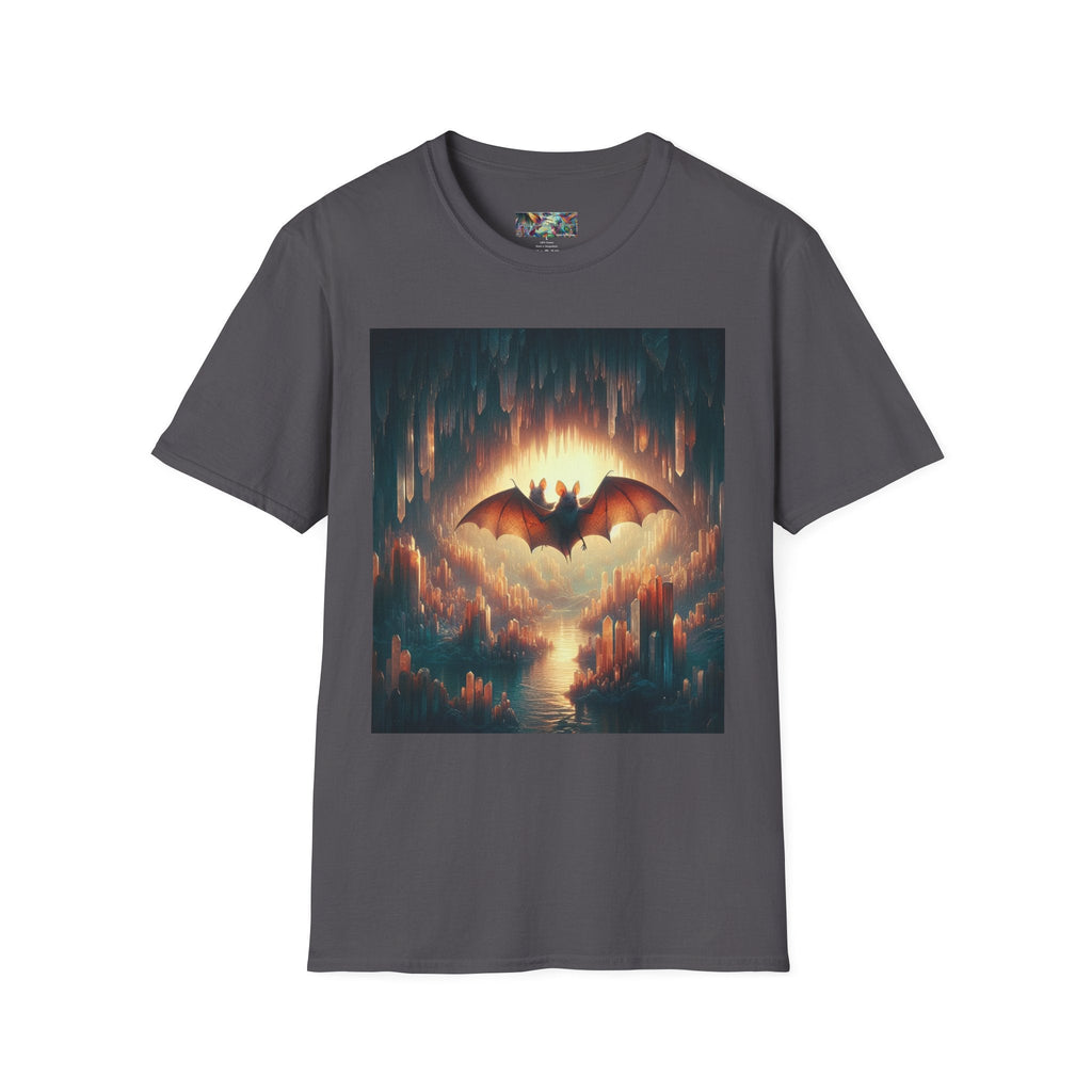Cave Bats Unisex Softstyle T-Shirt - Soft & Stylish Graphic Tee - Gregg Acini Adoree Designs - T-Shirt